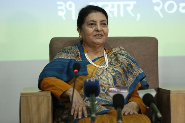 एकता दिवसले राष्ट्रिय एकतालाई सुदृढ बनाउँछः पूर्वराष्ट्रपति भण्डारी